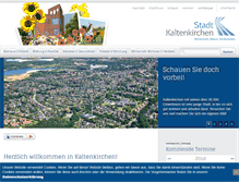 Tablet Screenshot of kaltenkirchen.de